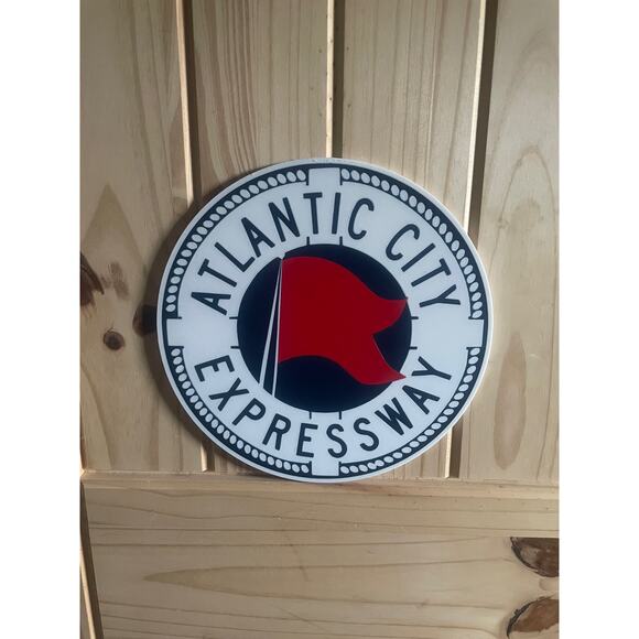 Atlantic City Expressway Road Sign New Jersey 3D Print Design - Picture 1 of 2